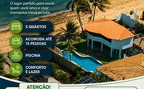 Casa de Temporada cinco quartos - Garça Torta em Maceió - Vista Mar